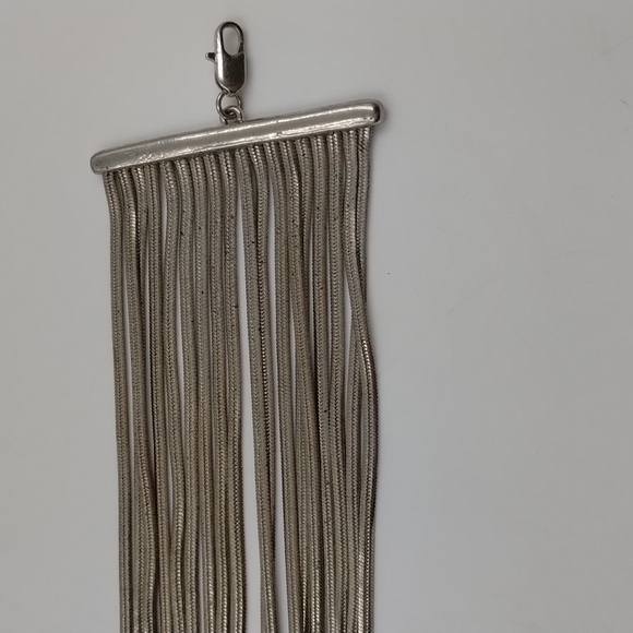 Silverstone Cuff Bracelet Multi row style adjustable - Picture 5 of 10